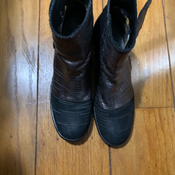 felmini falling in love boots black metallic booties - Picture 4 of 12